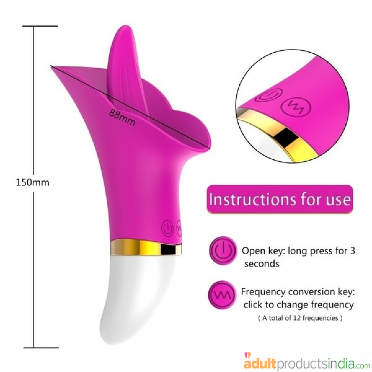 Tongue Vibrator Oral Sex Massager