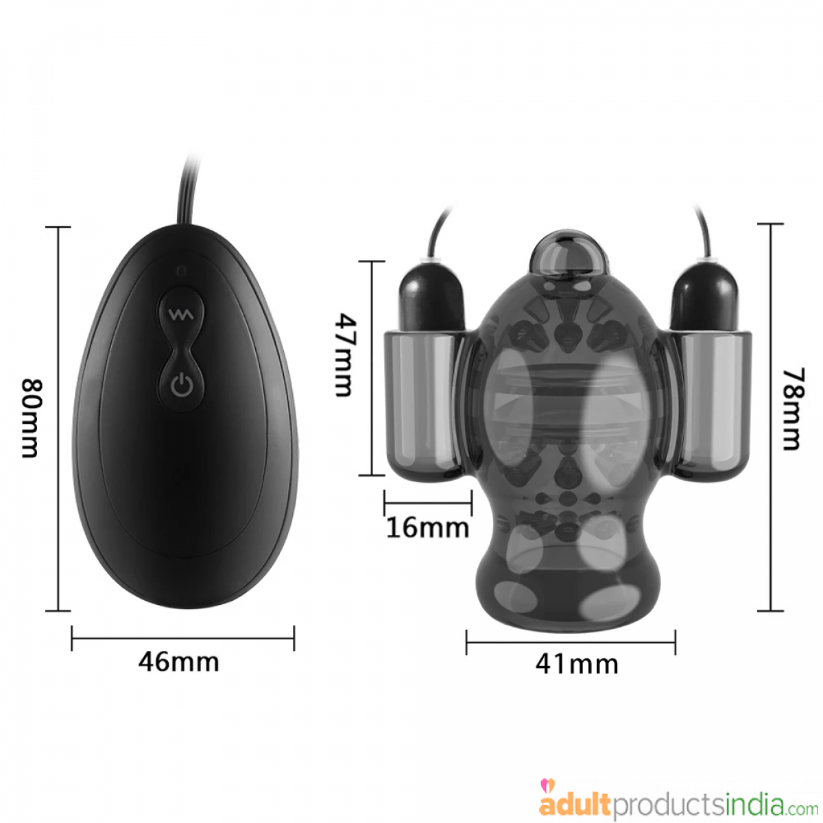 Vibrating Penis Head Teaser Cock Head Stimulation-Massager