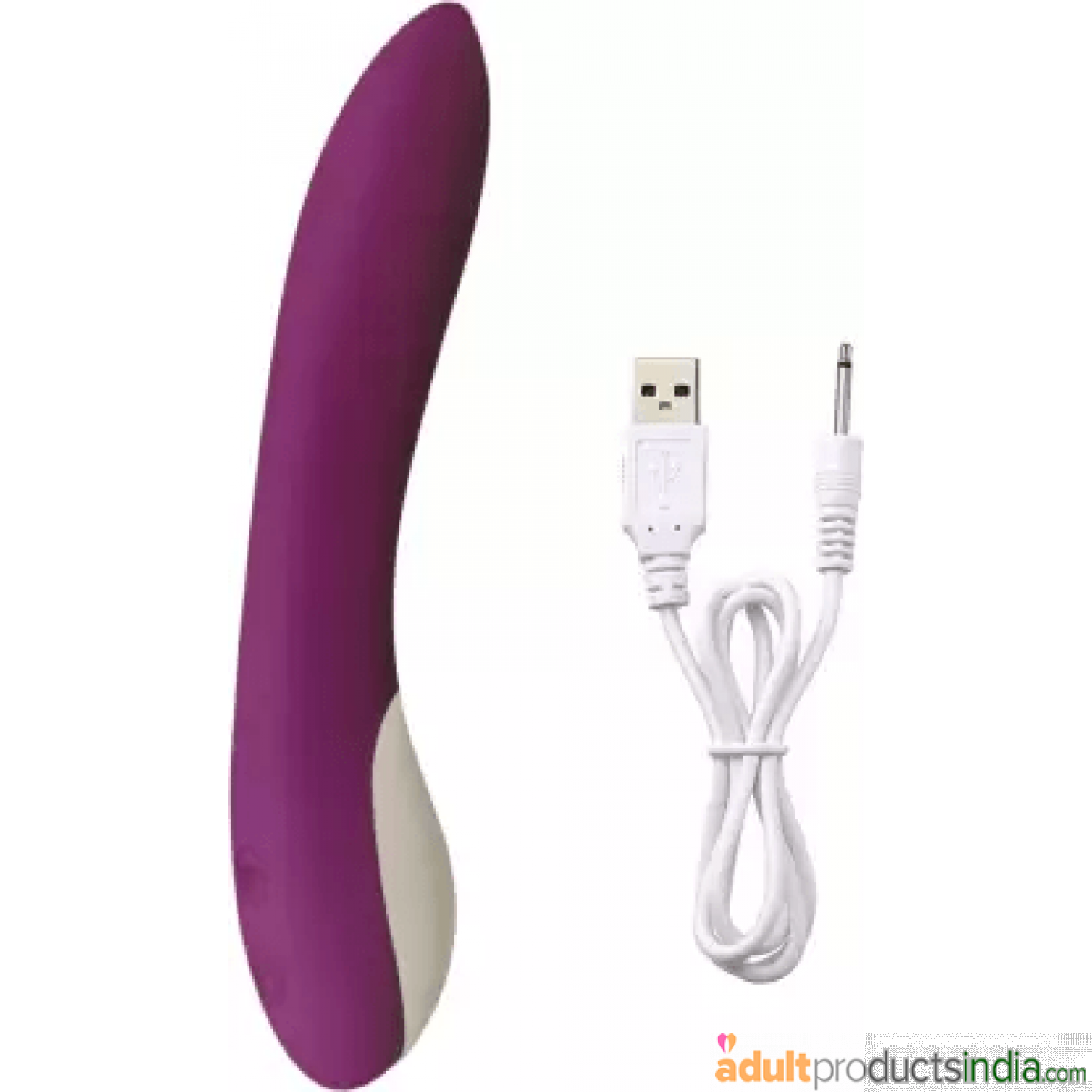 10 Function Waterproof Silicone Vibrator - Purple 