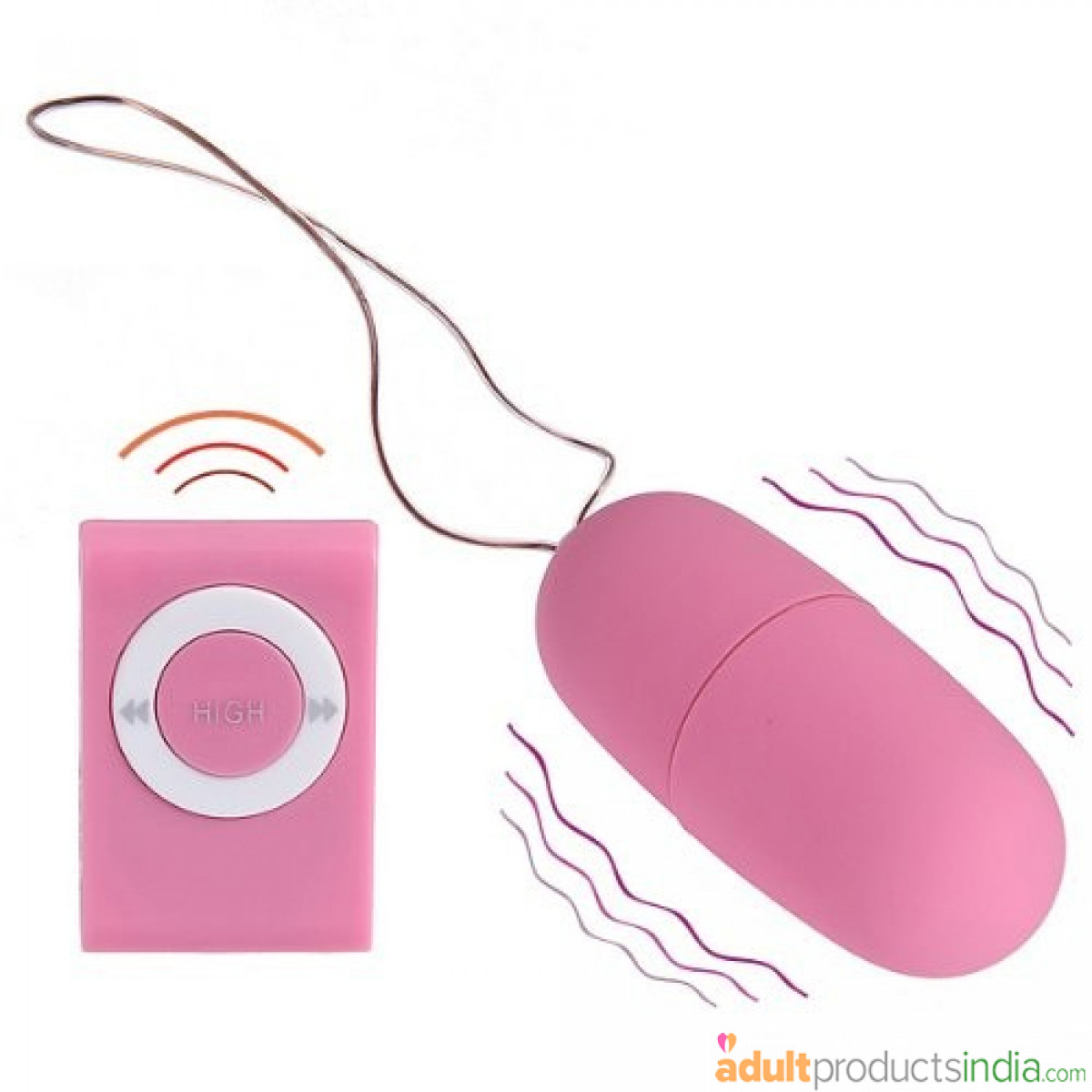 Remote Control Vibrating Egg - pink