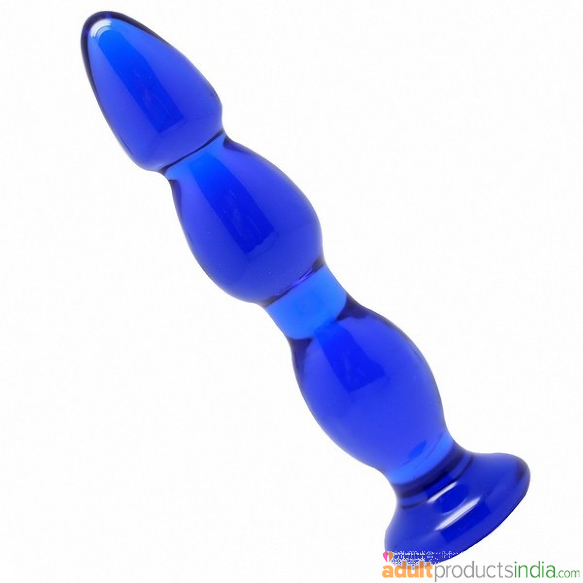 3 Nodes Short Glass Anal Plug