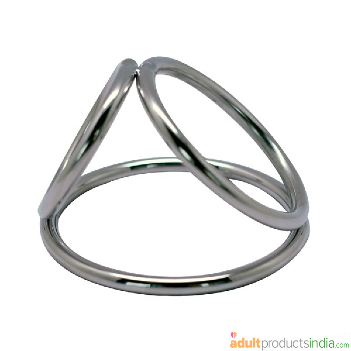 Triple Steel Cock Ring - Large Size