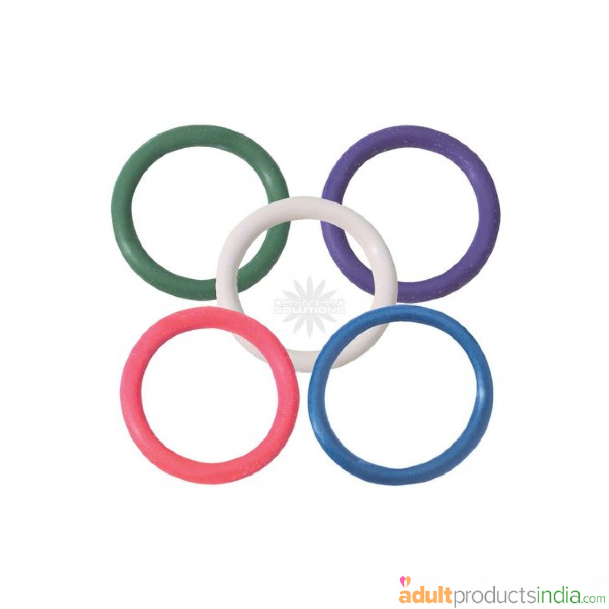SPARTACUS - Rainbow Rubber C Ring 5 Pack 