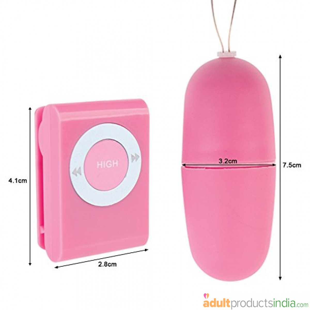 Remote Control Vibrating Egg - pink | Adult Products India
