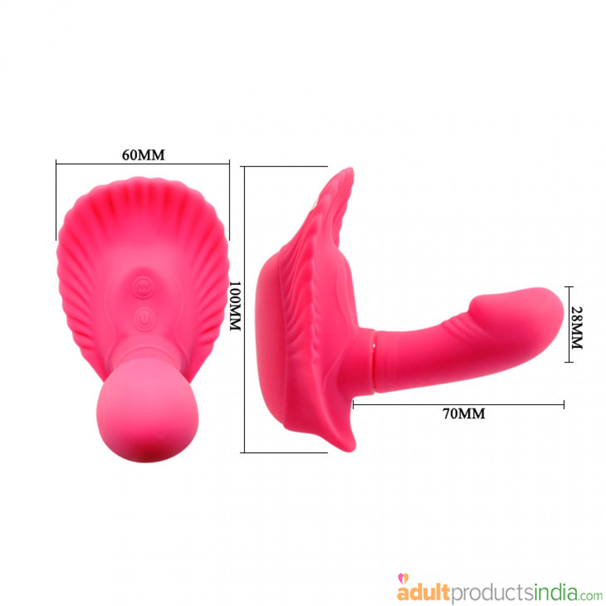 Remote Control Fancy Clamshell Penis Vibrator Plug | Adult Products India Remote Control Fancy Clamshell Penis Vibrator Plug | Adult Products India