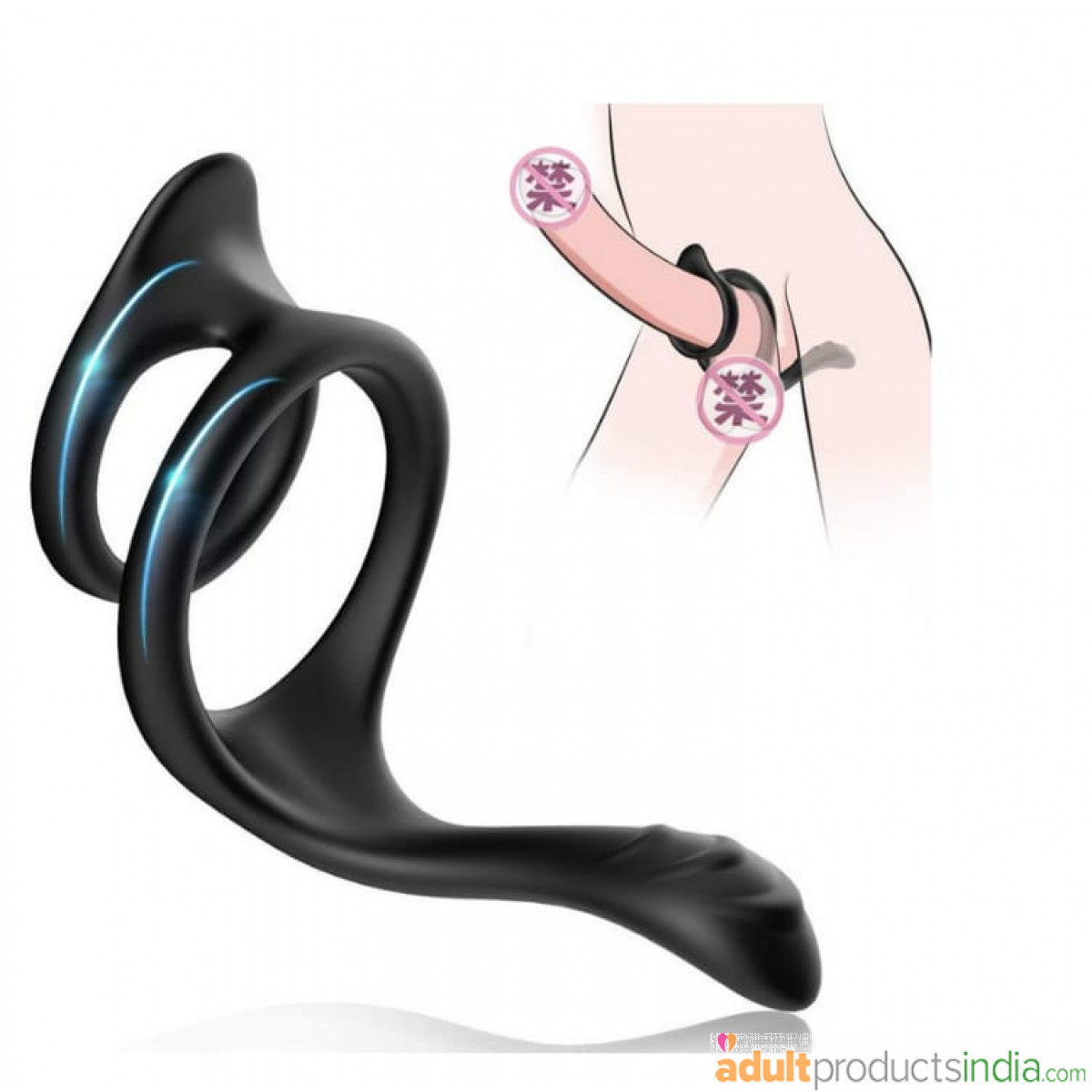 Penis Ring Sleeve Time Delay Sex Toys for Men