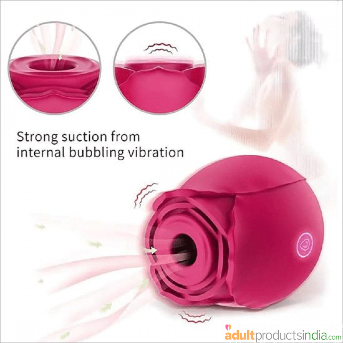 Rose Clit Stimulator With Sucking Power