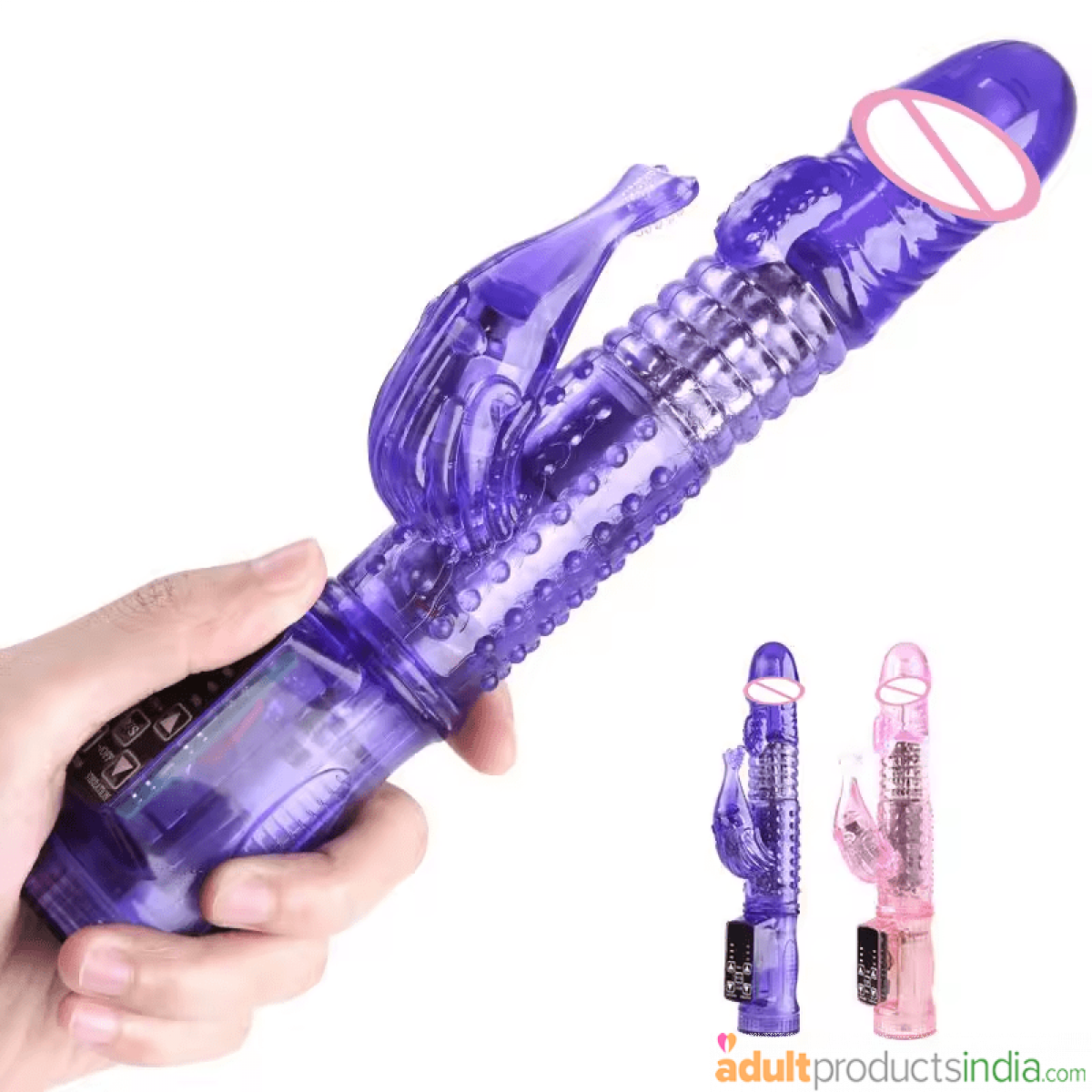 G Spot Massager Rotating Head Thrusting Vibrator Sex Toy Women