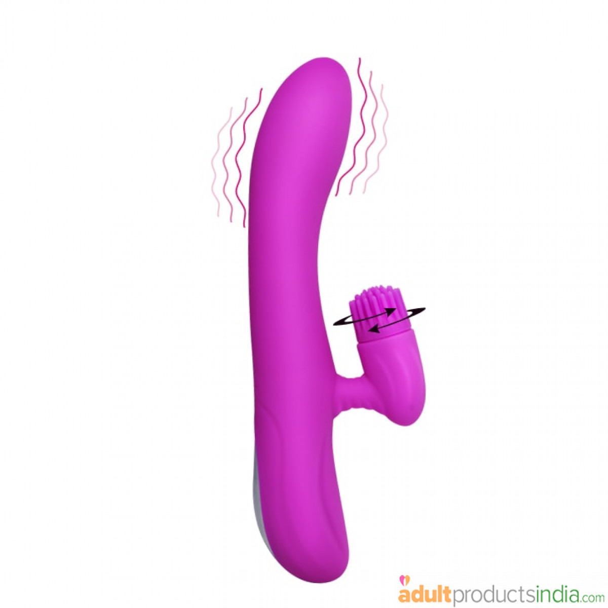 Rotating Rabbit Long Brush Vibrator