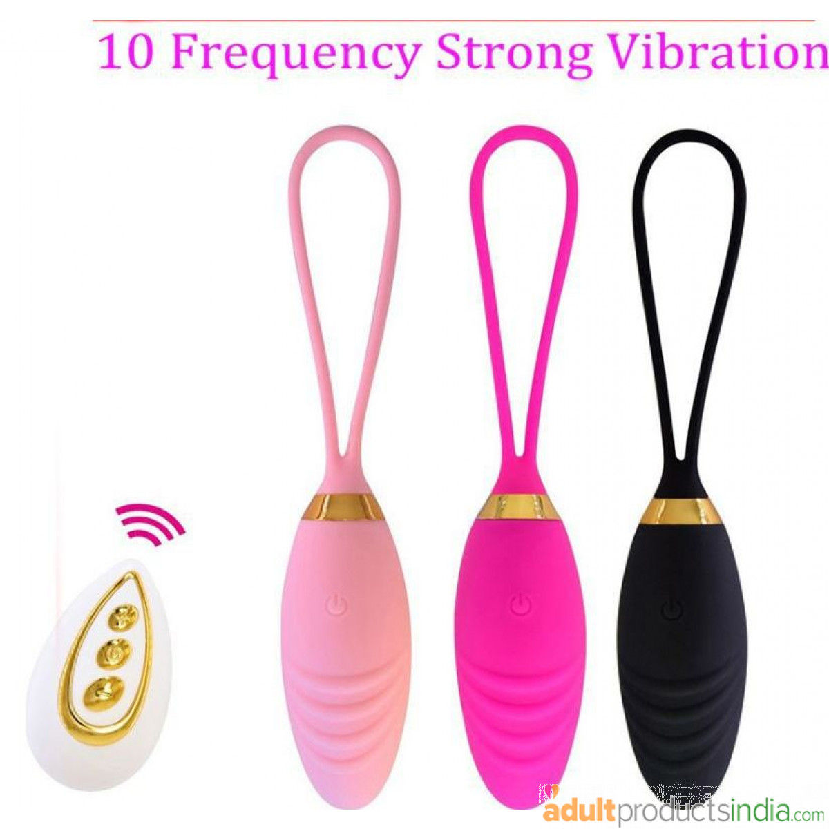 Ruby Vibrator Anal Butt Plug & G-Spot Massager with Wireless Remote