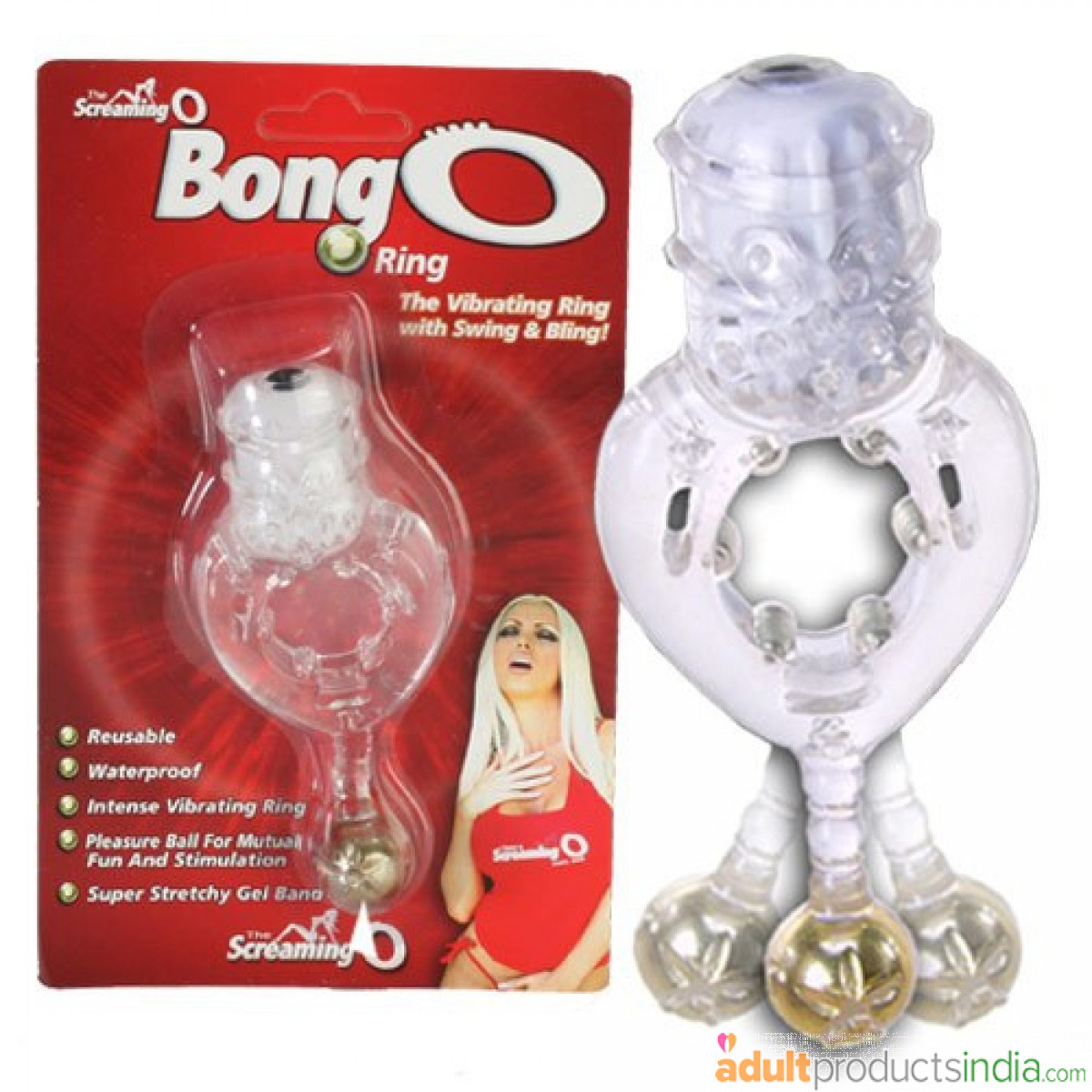 Screaming O - Vibrating Ring with Swing & Bling