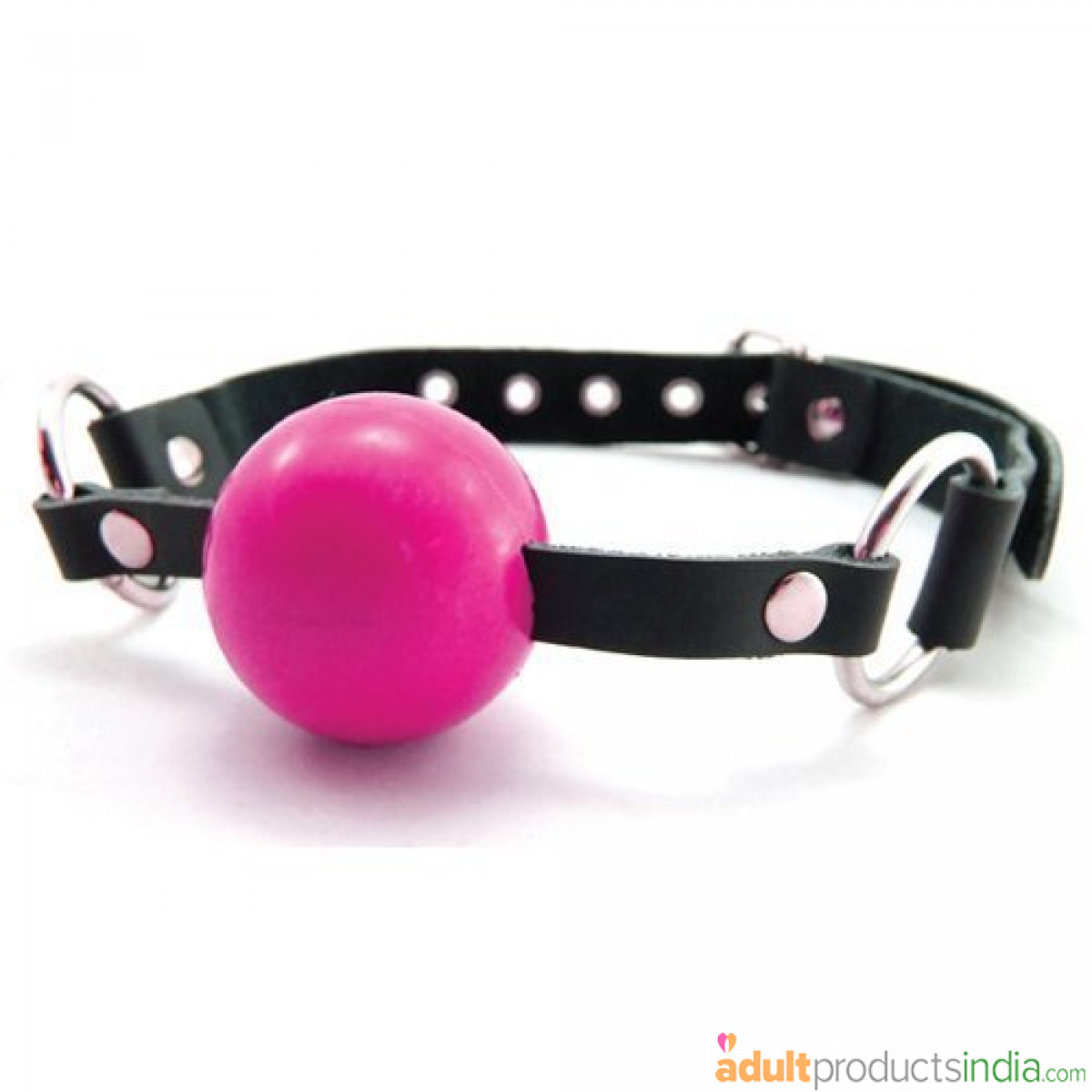 Sex Kitten Pink Silicone Ball Gag