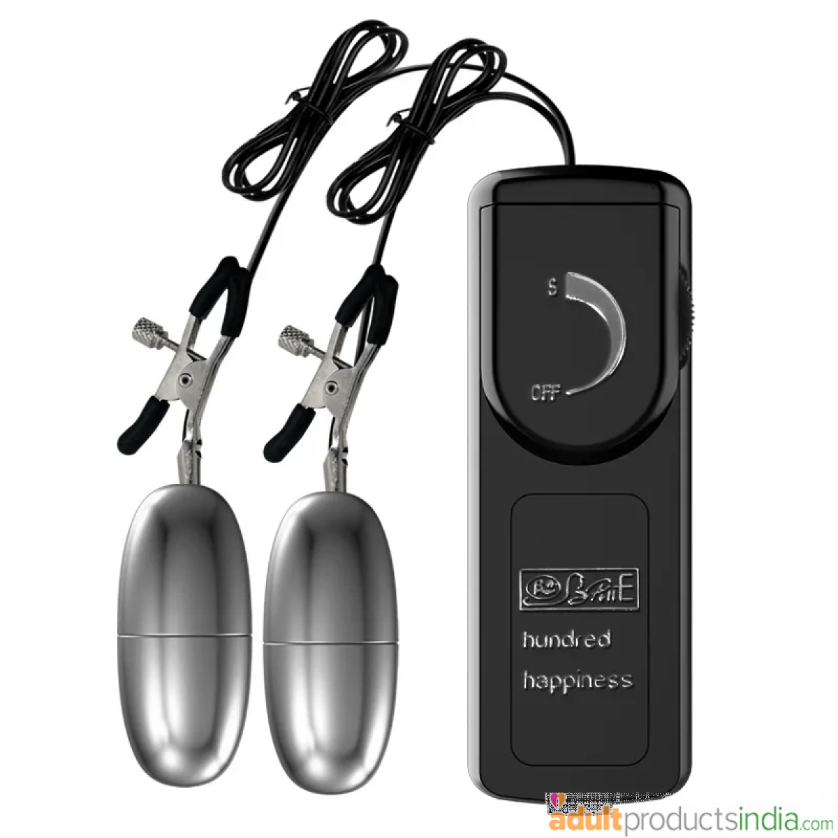 Nipple Clip with Vibrator Egg Couple