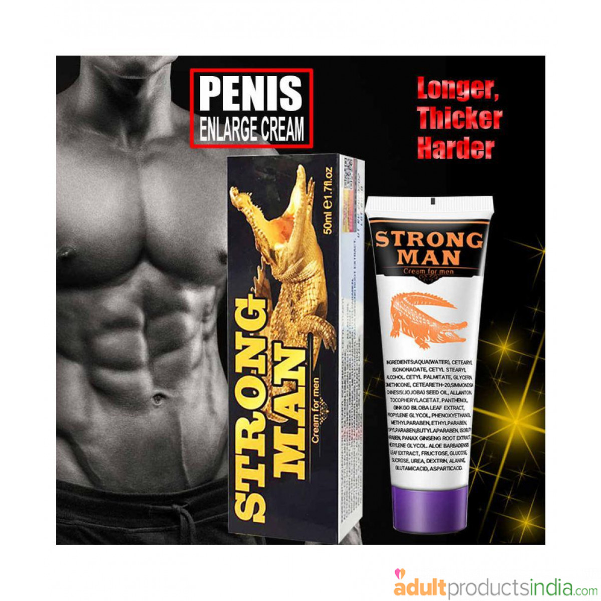 Strong Man Penis Enlargement Cream