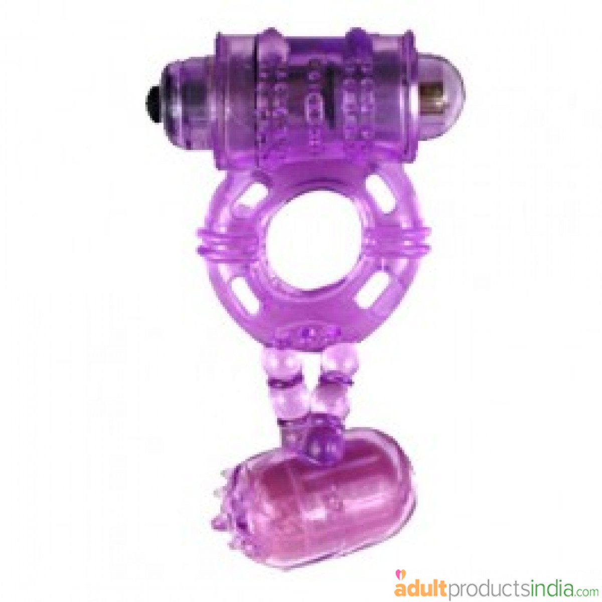Double Cock and Balls Ring