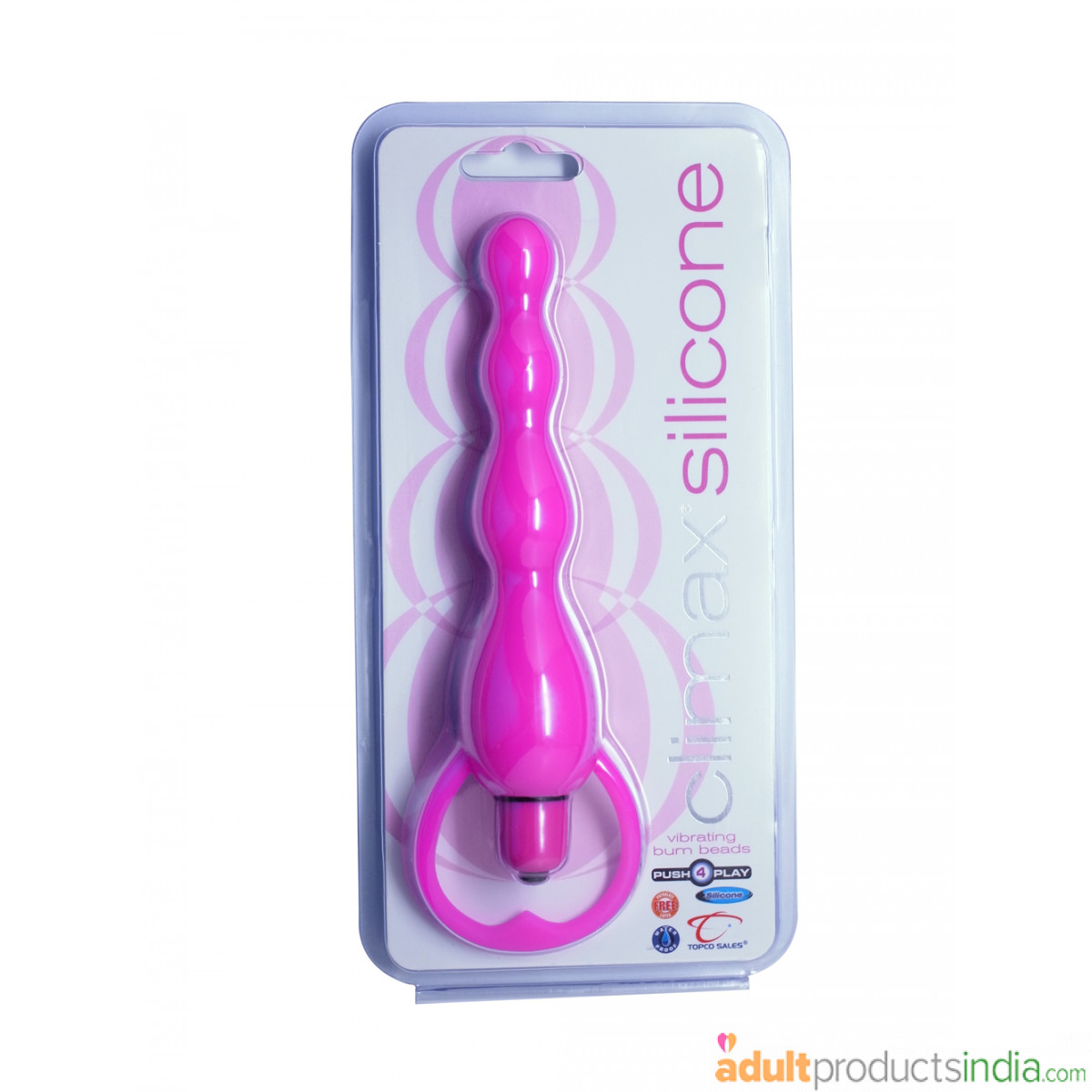 Silicone Single Speed Vibrating Bum Anal Beads
