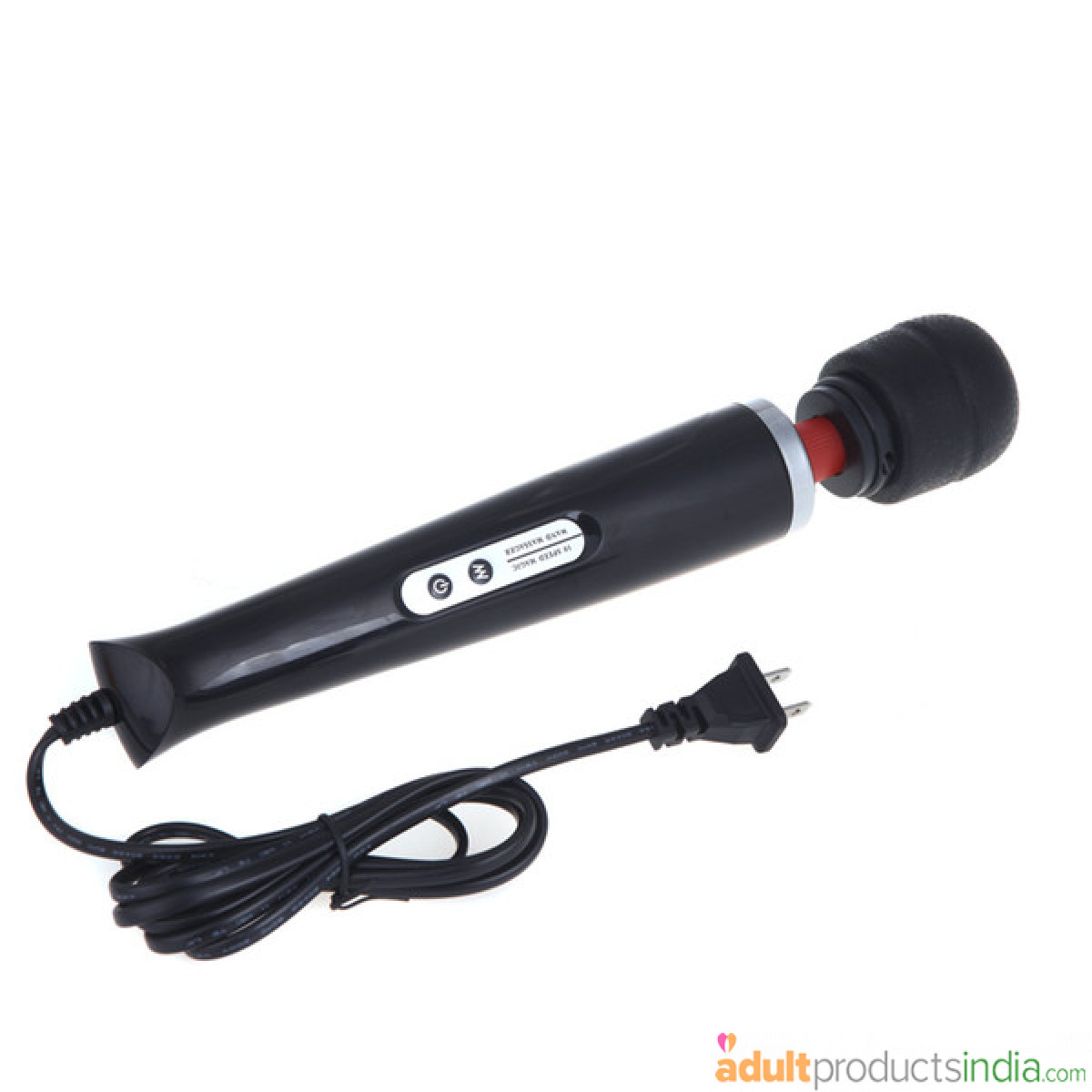 10 magic wand massaging Speed Motor Body Massage Vibrator Black EU Plug 