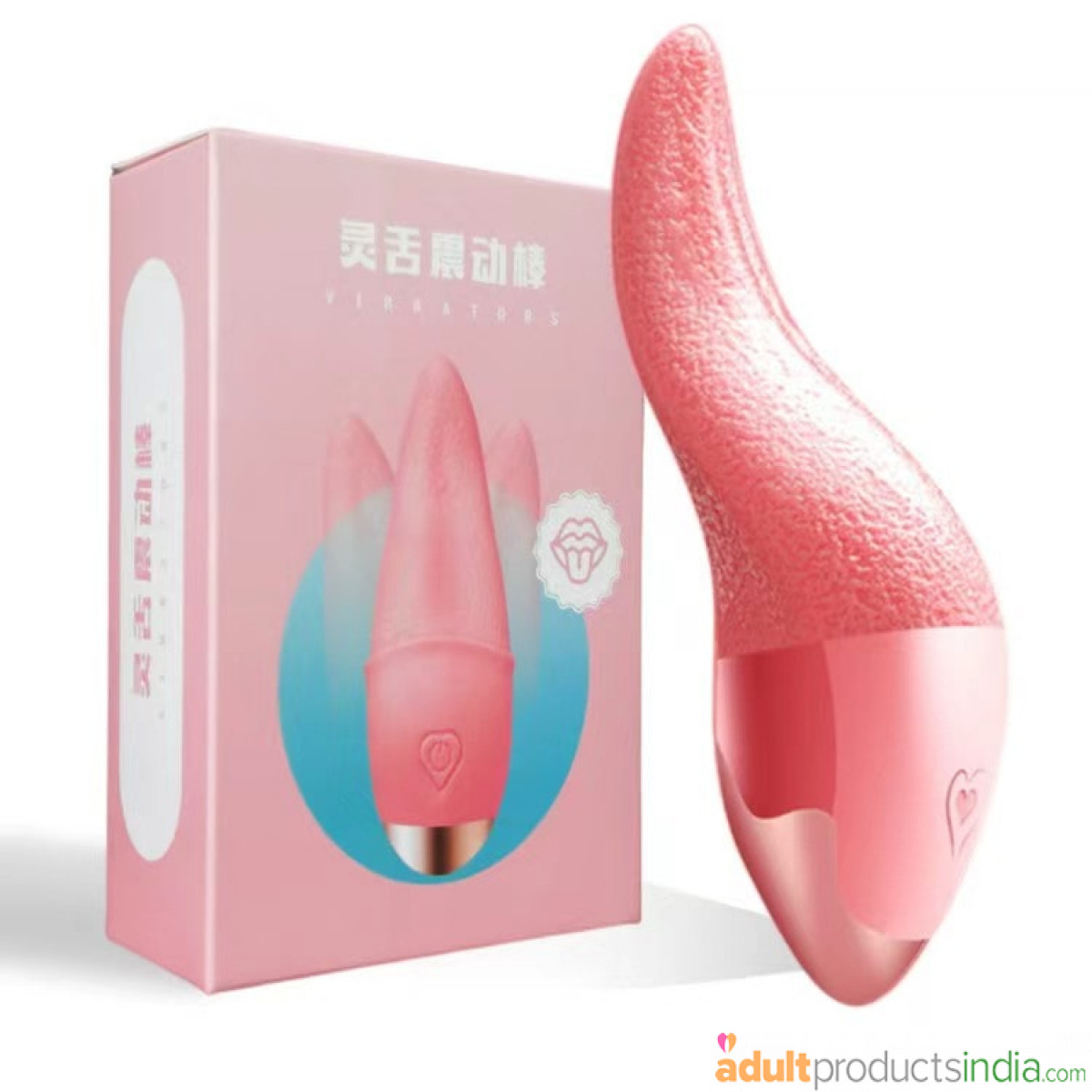 Heating 10 frequency female licking tongue vibrator for women