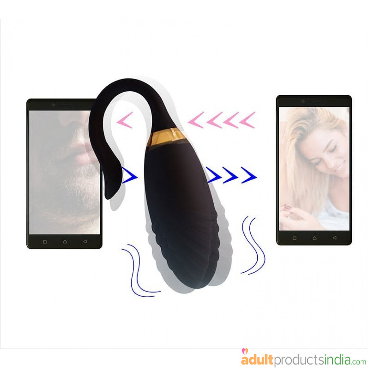 Tulip Vibrating Egg For Prostrate & G- Spot With Mobile Control App
