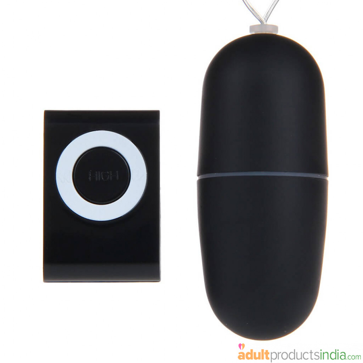 Remote Control Vibrating Egg - Black