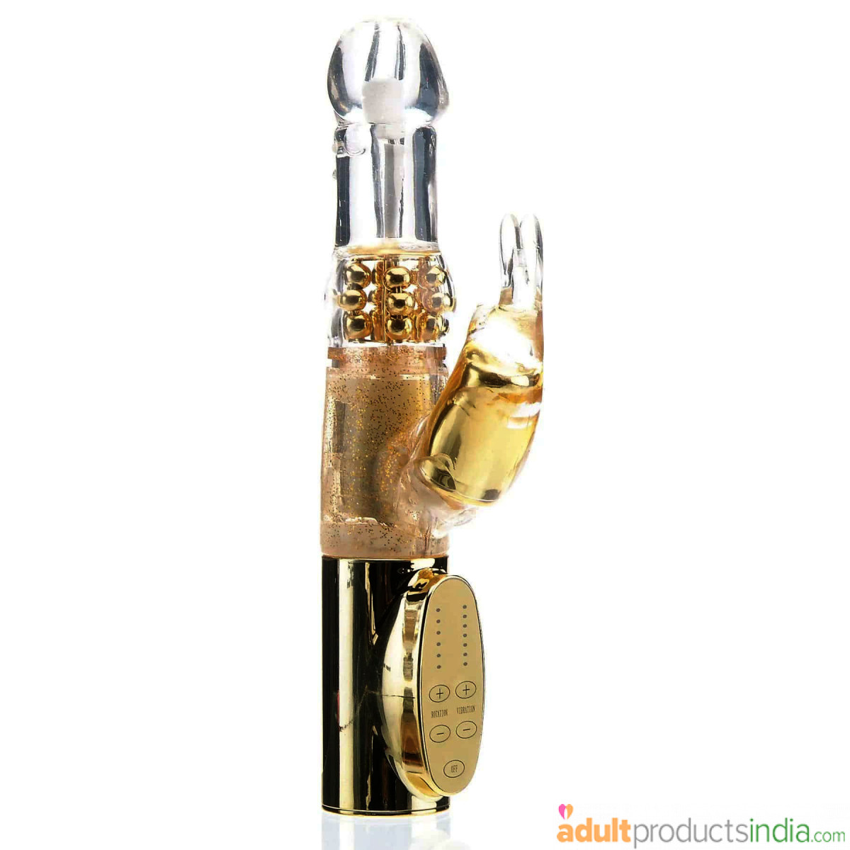 Golden Lover Rabbit With 7 Mode Vibration