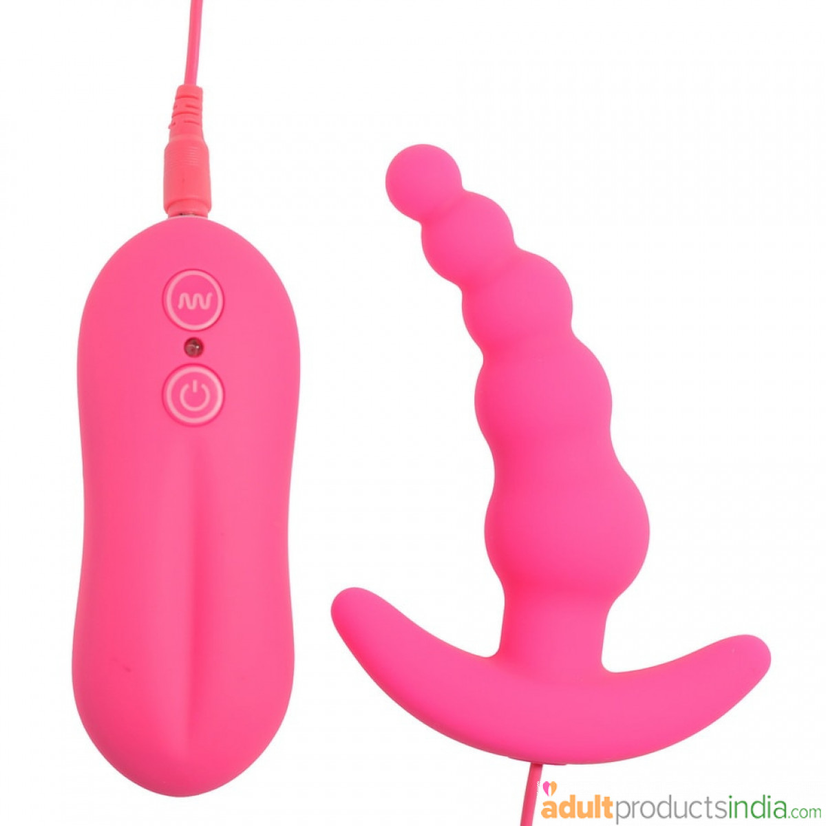Butt Plug With Strong Vibration Pink