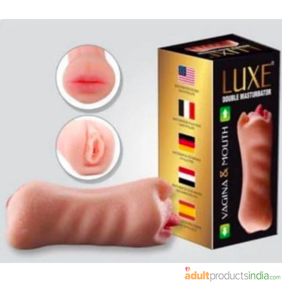 Double Sided Luxe Soft Pussy & Mouth