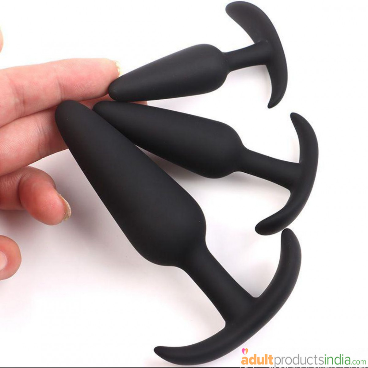 1 Set/ 3pcs Butt Plug Anchor Silicone Prostate Massager