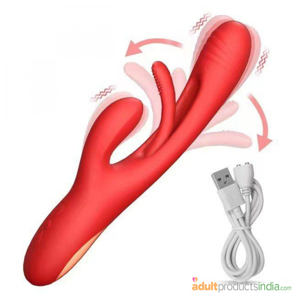 Fully 7 Flapping Automatic Telescopic Tongue Licking vibrator