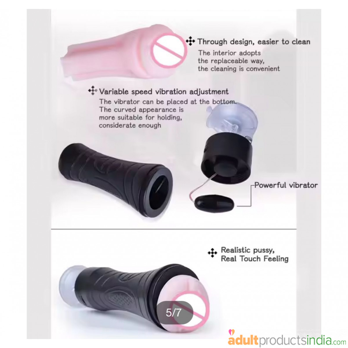 Spider Hands Free Masturbator - with Vibration | Adult Products India