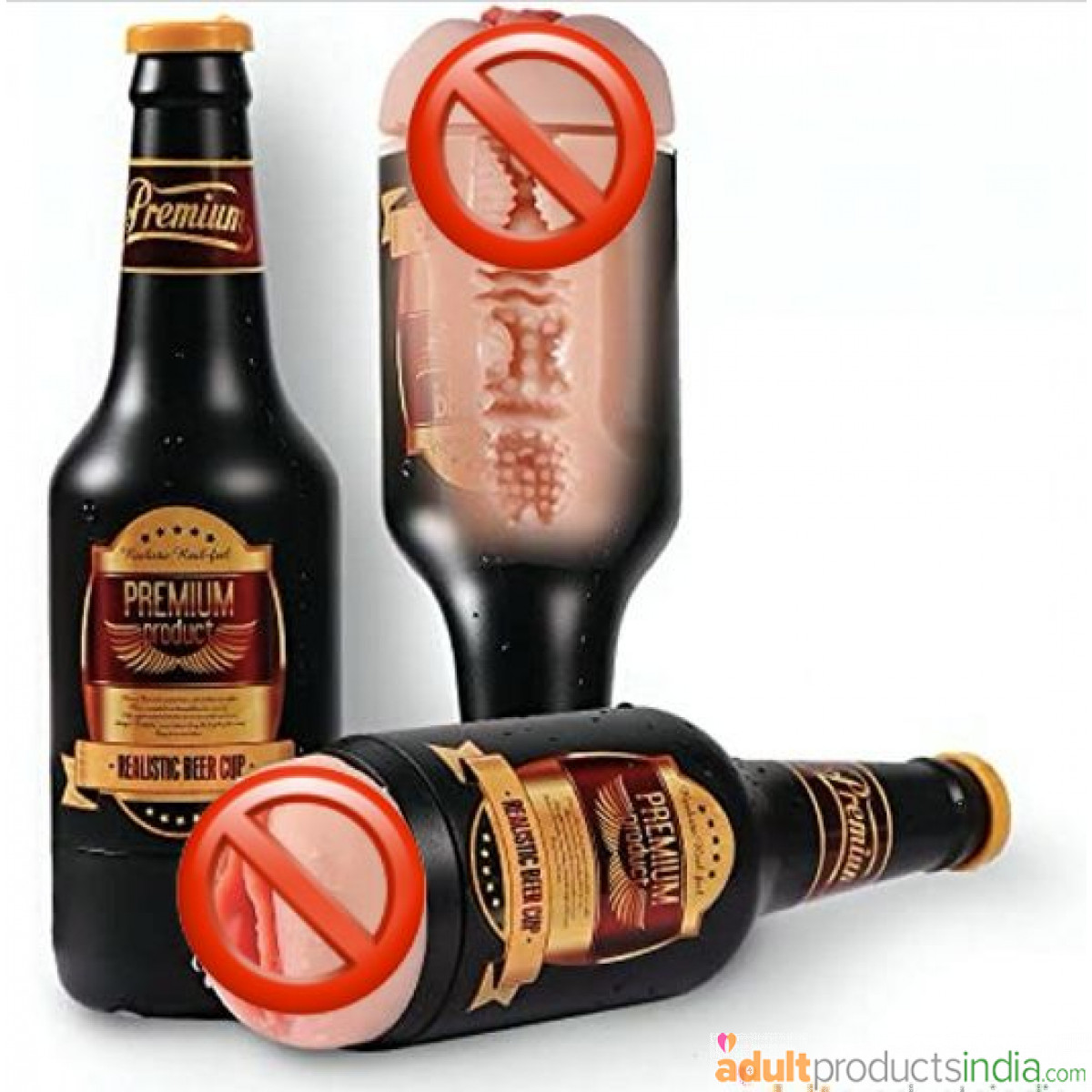Portable Beer Bottle Male Masturbation Cup