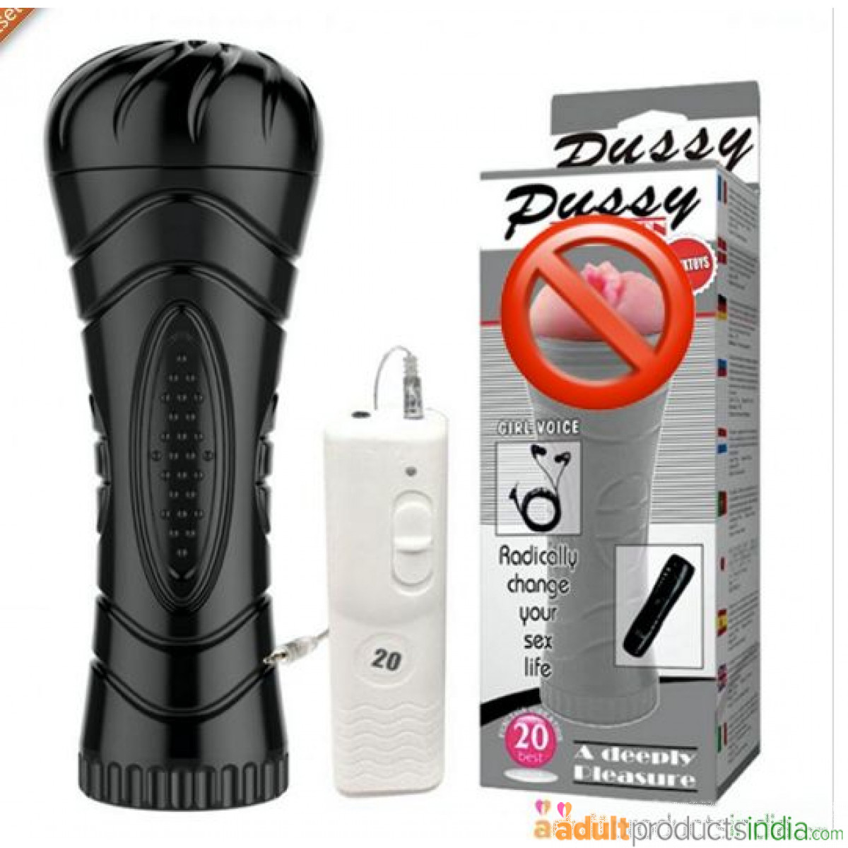 20 speed Vibrating Masturbator