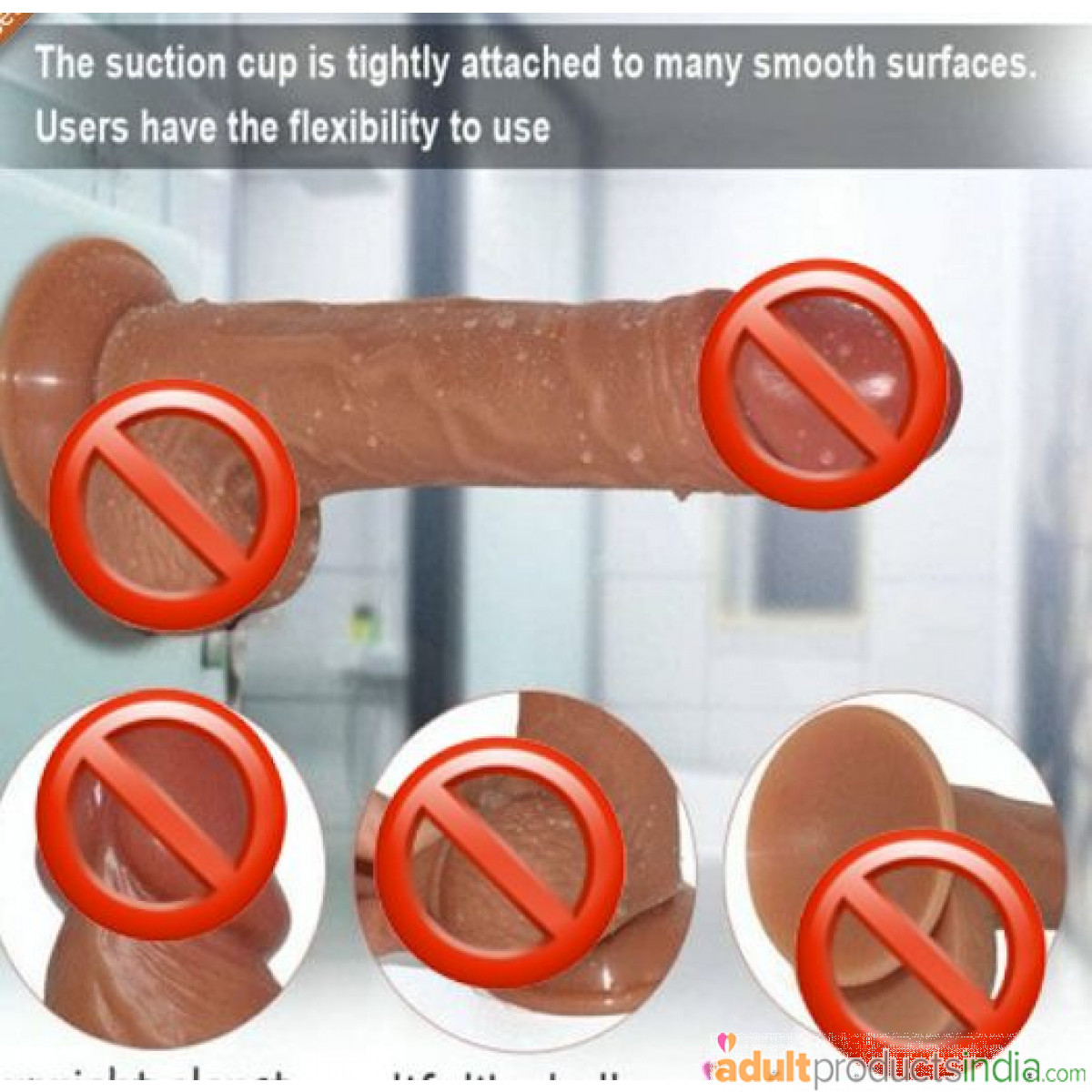 Realistic Flexible JOKER Dildo with Strong Suction Cup