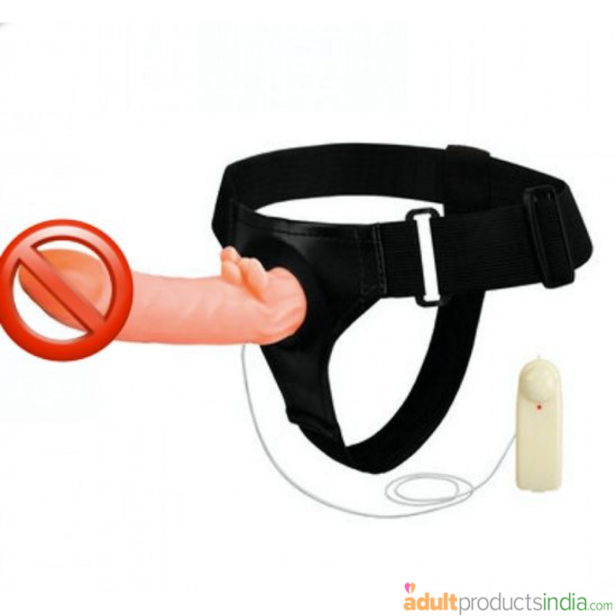 Hollow Strap On Dildo With Masturbator