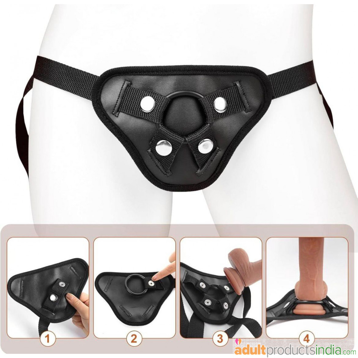 Doggie Style Strap Black