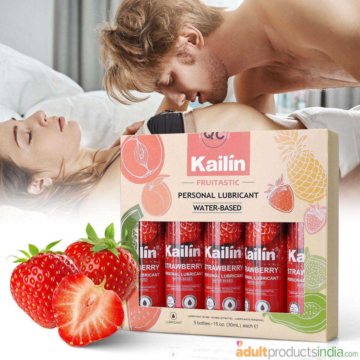 Kalim  Liquid - Water Based Personal Lubricant Strawberry (1Pc)