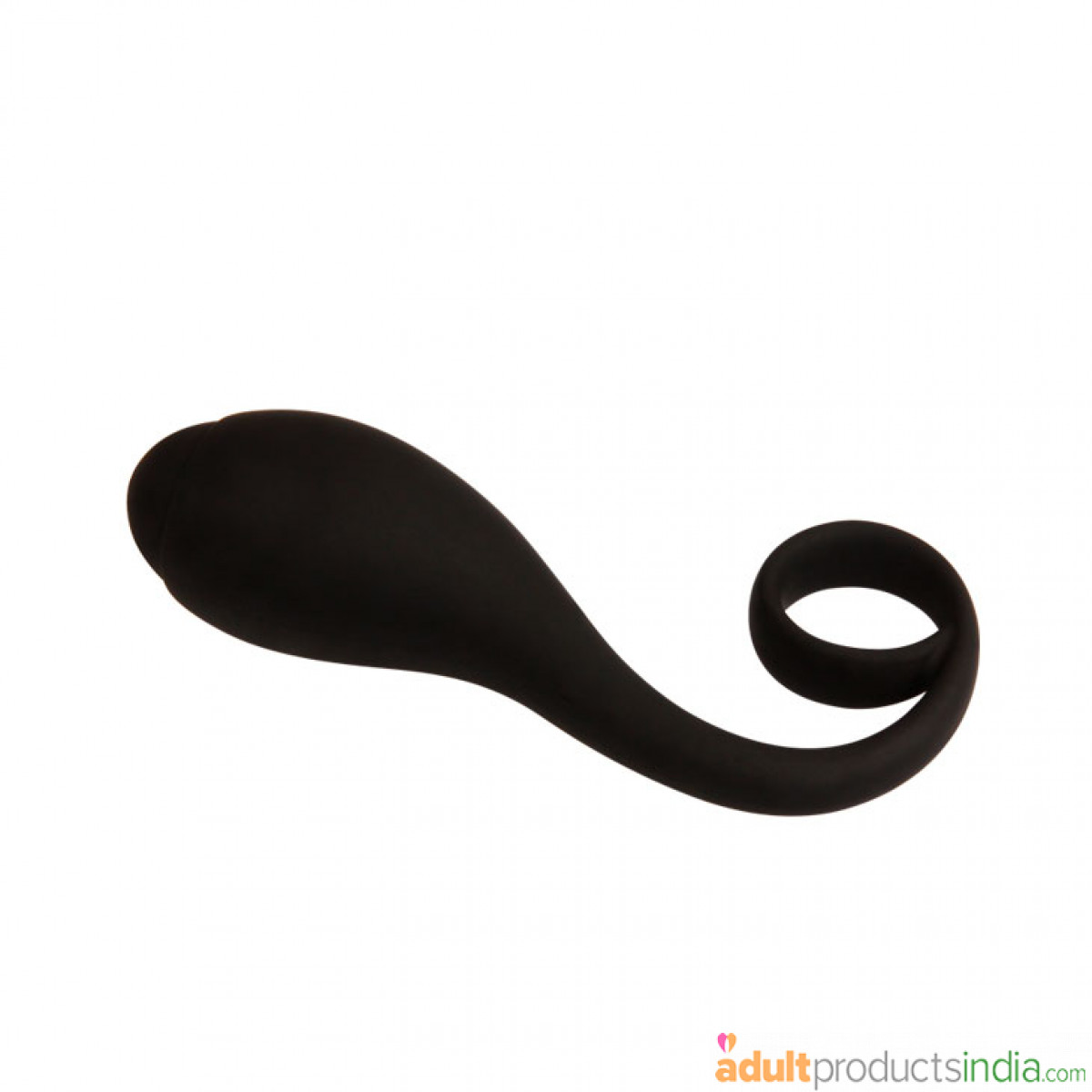 Worm Single Speed Mini Vibrator - Black