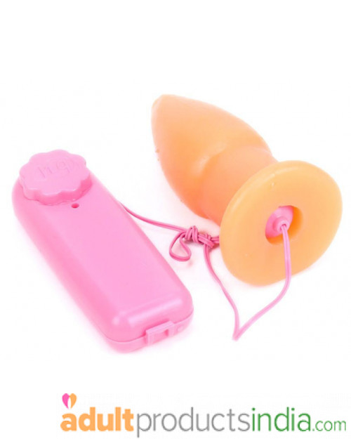 Mini Vibrating Butt Plug -Flesh Color | Adult Products India