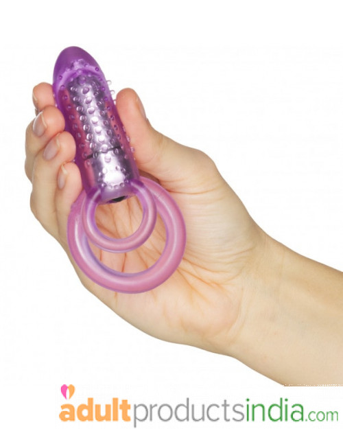 Vibrating Double Couple Cock Ring | Adult Products India