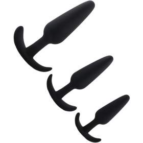 1 Set/ 3pcs Butt Plug Anchor Silicone Prostate Massager