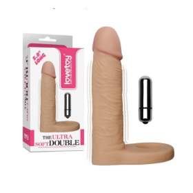 The Ultra Soft Double - Vibrating Dildo