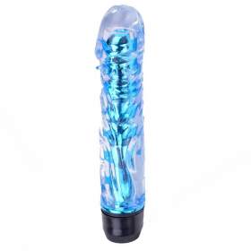 Multi Speed Soft Jelly Vibrator - Blue
