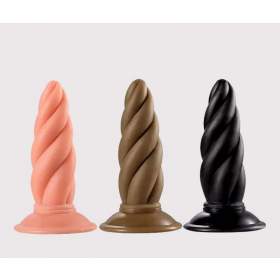 Spiral PVC Anal Butt Plug