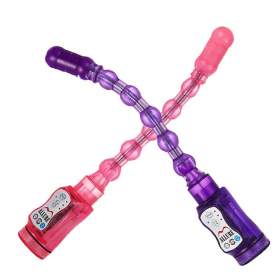Anal Beads Vibrator - Pink / Purple