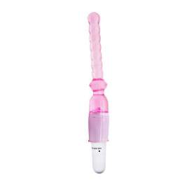 Jelly Butt Plug Vibrator - Pink