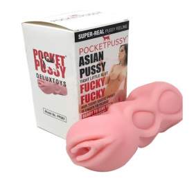Pocket Pussy Masturbator with free kit - Asian
