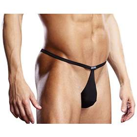 Blue Line Performance Microfiber Pouch G-String Black S/M