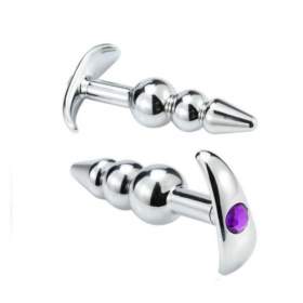 3 Ball Silicone Anchor Shaped Butt Plug