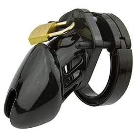 Silicone Chastity for Men Breathable Chastity Device (Black)