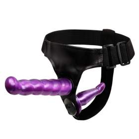 Double Ended Strap On - Purple